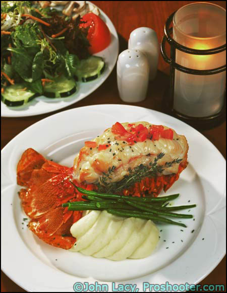 Lobster Entree Plate Shot