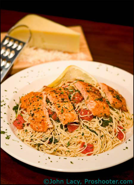 Seafood Pasta Entree by Proshooter